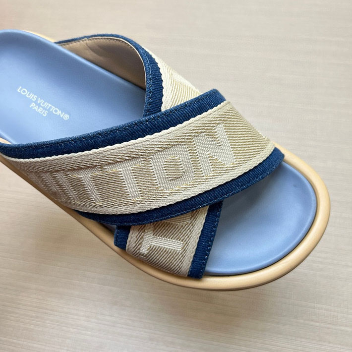メンズ・レディース兼用 ルイヴィトン LV ブリス・ライン ミュール シューズ 靴 スライドサンダル 2629679 カジュアル ヴィトン 靴 メンズ - 画像 (6)