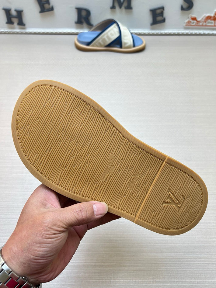 メンズ・レディース兼用 ルイヴィトン LV ブリス・ライン ミュール シューズ 靴 スライドサンダル 2629679 カジュアル ヴィトン 靴 メンズ - 画像 (3)