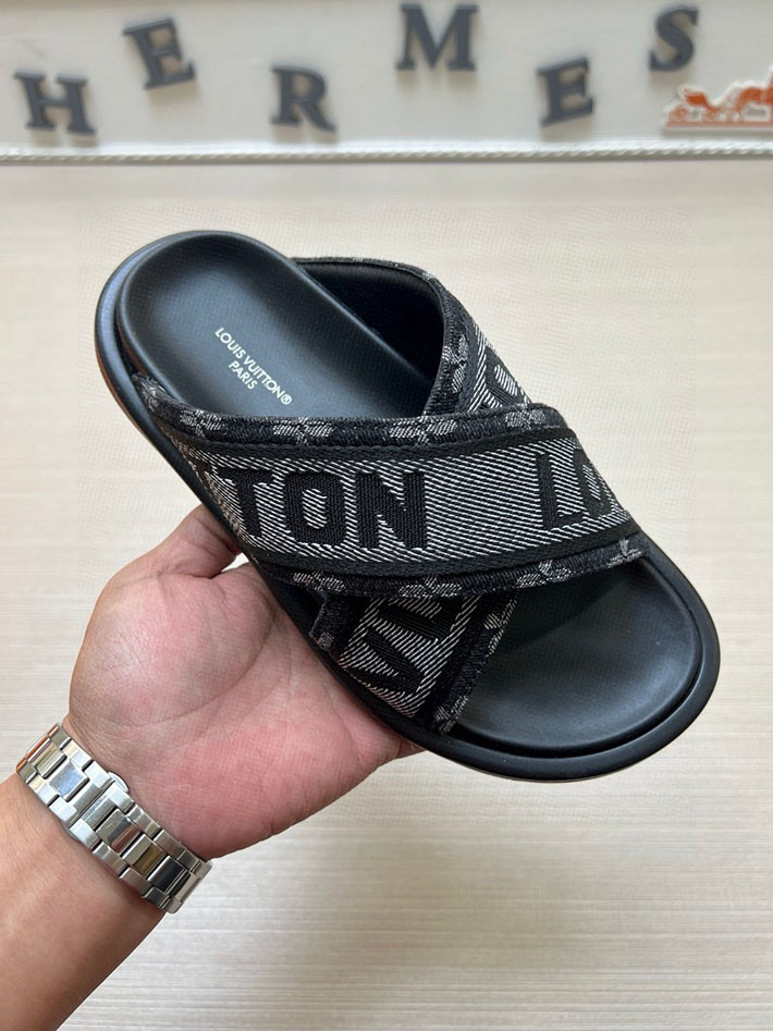 メンズ・レディース兼用 ルイヴィトン LV ブリス・ライン ミュール シューズ 靴 スライドサンダル 2629680 ルイヴィトン 靴 新作 - 画像 (2)