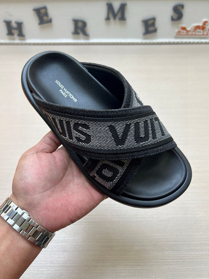 メンズ・レディース兼用 ルイヴィトン LV ブリス・ライン ミュール シューズ 靴 スライドサンダル 2629681 ヴィトン 靴 メンズ - 画像 (2)