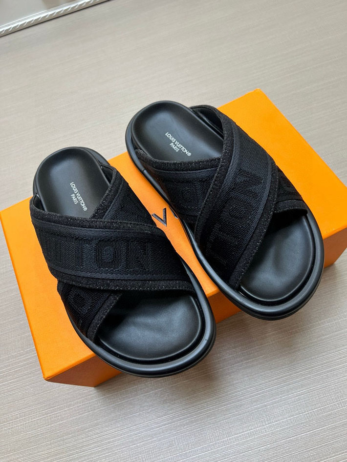 メンズ・レディース兼用 ルイヴィトン LV ブリス・ライン ミュール シューズ 靴 スライドサンダル 2629683 ルイヴィトン 靴 値段 - 画像 (9)