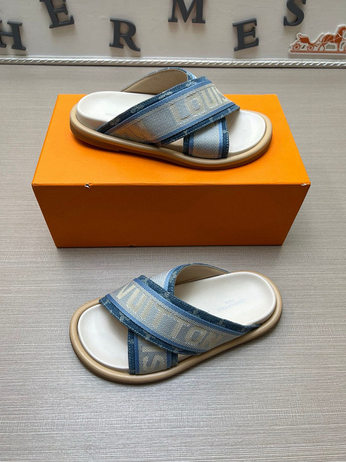 メンズ・レディース兼用 ルイヴィトン LV ブリス・ライン ミュール シューズ 靴 スライドサンダル 2629684 ルイヴィトン 靴 アウトレット - 画像 (8)