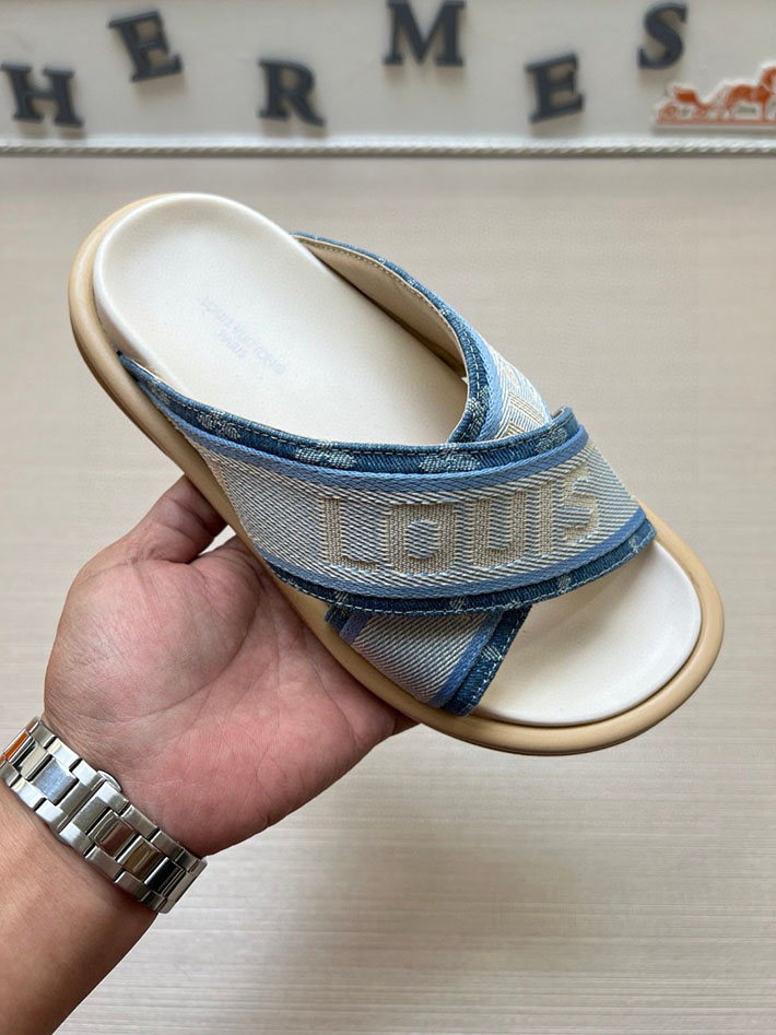 メンズ・レディース兼用 ルイヴィトン LV ブリス・ライン ミュール シューズ 靴 スライドサンダル 2629684 ルイヴィトン 靴 アウトレット - 画像 (2)