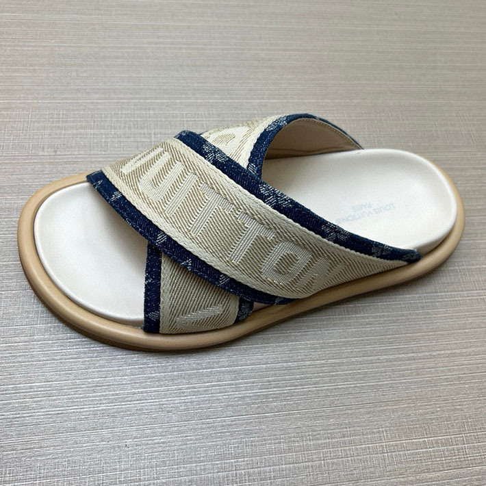 メンズ・レディース兼用 ルイヴィトン LV ブリス・ライン ミュール シューズ 靴 スライドサンダル 2629685 ルイヴィトン 靴 安い - 画像 (4)