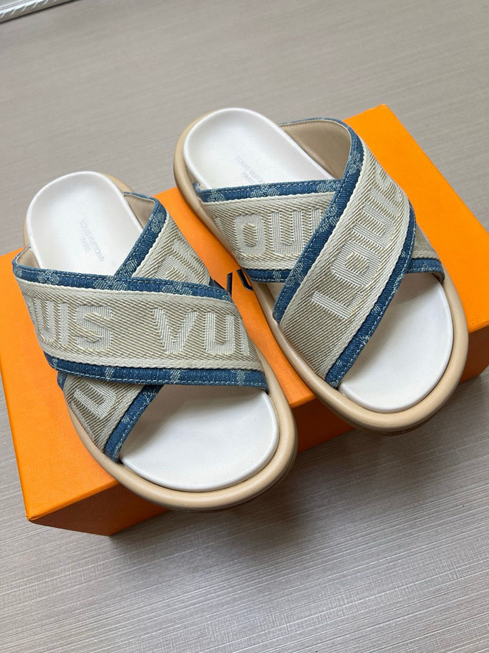 メンズ・レディース兼用 ルイヴィトン LV ブリス・ライン ミュール シューズ 靴 スライドサンダル 2629686 靴 人気ブランド メンズ - 画像 (9)