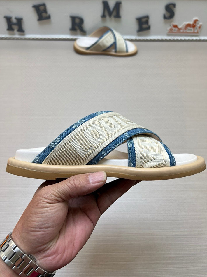 メンズ・レディース兼用 ルイヴィトン LV ブリス・ライン ミュール シューズ 靴 スライドサンダル 2629686 靴 人気ブランド メンズ - 画像 (7)