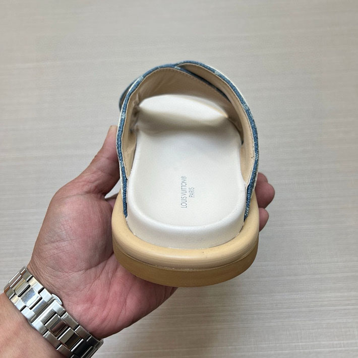 メンズ・レディース兼用 ルイヴィトン LV ブリス・ライン ミュール シューズ 靴 スライドサンダル 2629686 靴 人気ブランド メンズ - 画像 (5)