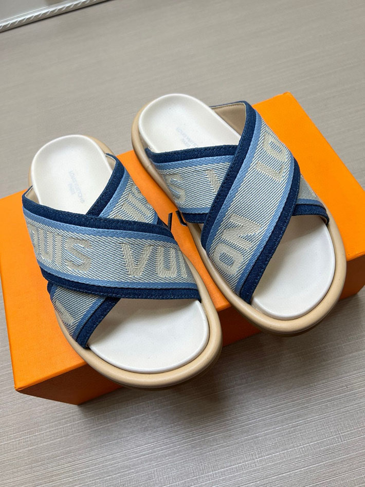 メンズ・レディース兼用 ルイヴィトン LV ブリス・ライン ミュール シューズ 靴 スライドサンダル 2629687 おしゃれ 靴 メンズ ブランド - 画像 (9)