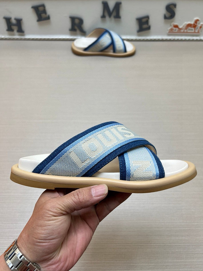 メンズ・レディース兼用 ルイヴィトン LV ブリス・ライン ミュール シューズ 靴 スライドサンダル 2629687 おしゃれ 靴 メンズ ブランド - 画像 (7)