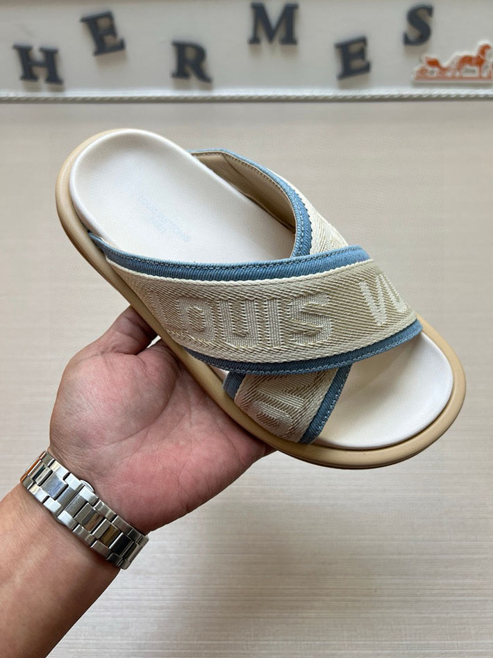 メンズ・レディース兼用 ルイヴィトン LV ブリス・ライン ミュール シューズ 靴 スライドサンダル 2629688 靴ブランド メンズ 高級 - 画像 (2)