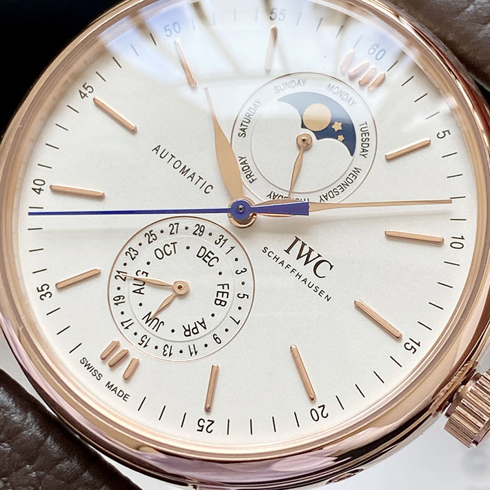 最高級IWCスーパーコピー IWC時計コピー ポートフィノ ハンドワインド ムーンフェイズ 41mm 2629706 IWC ポート フィノ クロノグラフ - 画像 (8)