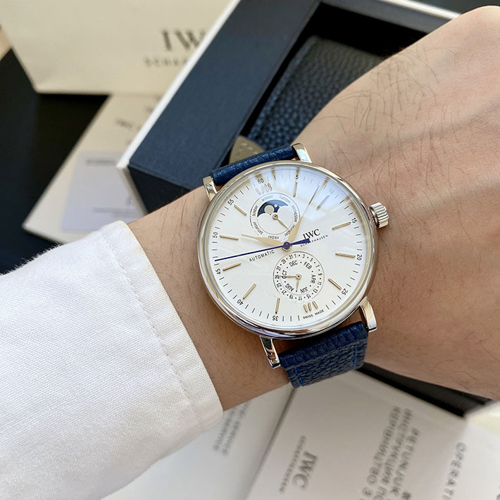 最高級IWCスーパーコピー IWC時計コピー ポートフィノ ハンドワインド ムーンフェイズ 41mm 2629710 高級時計販売店 - 画像 (4)