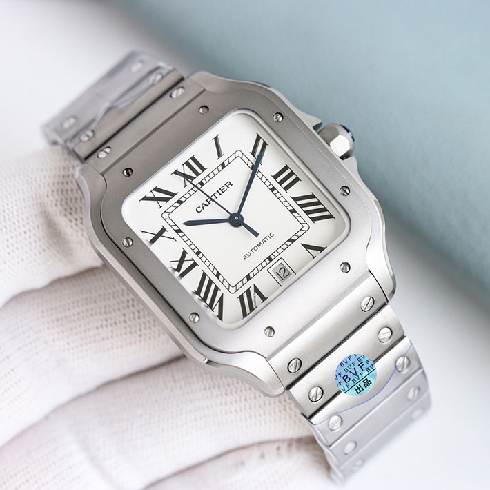 最高級カルティエスーパーコピー Cartier 39.8MM メンズ サントス ドゥ カルティエ LM WSSA0018 カルティエ 時計 サントス メンズ - 画像 (6)