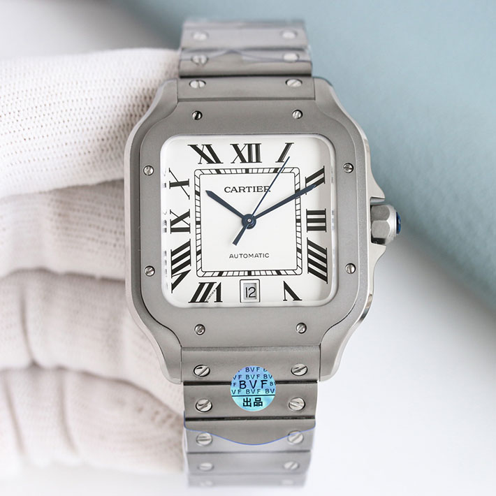 最高級カルティエスーパーコピー Cartier 39.8MM メンズ サントス ドゥ カルティエ LM WSSA0018 カルティエ 時計 サントス メンズ - 画像 (5)