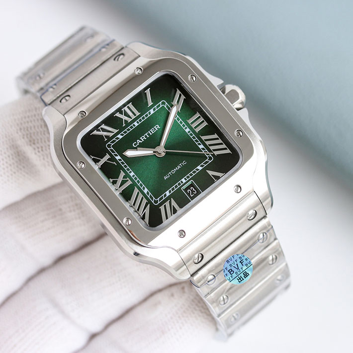 最高級カルティエスーパーコピー Cartier 39.8MM メンズ サントス ドゥ カルティエ ウォッチ WSSA0064 カルティエ 時計 修理 - 画像 (8)