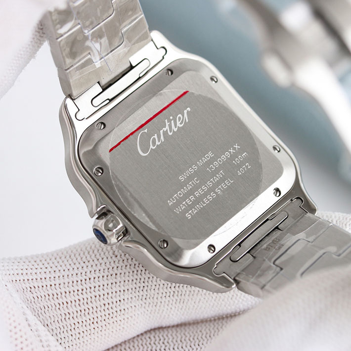 最高級カルティエスーパーコピー Cartier 39.8MM メンズ サントス ドゥ カルティエ ウォッチ WSSA0064 カルティエ 時計 修理 - 画像 (2)