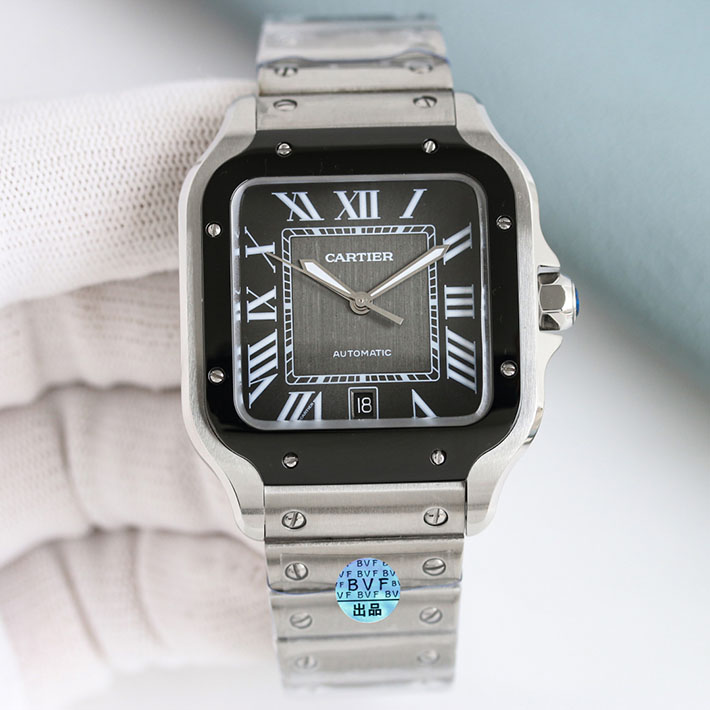 最高級カルティエスーパーコピー Cartier 39.8MM メンズ サントス ドゥ カルティエ ウォッチ WSSA0096 カルティエ 時計 人気 - 画像 (9)