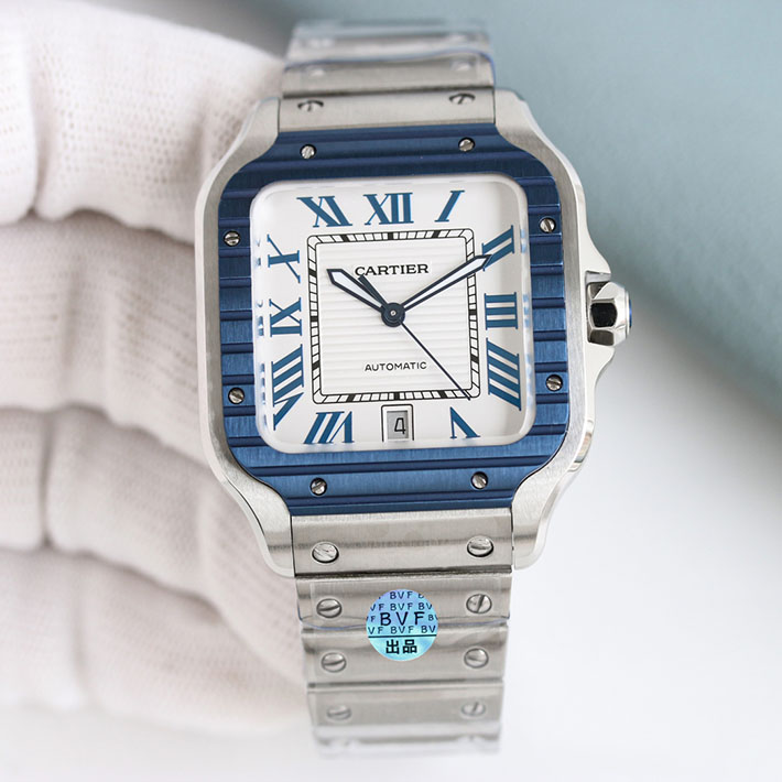 最高級カルティエスーパーコピー Cartier 39.8MM メンズ サントス ドゥ カルティエ ウォッチ WSSA0096 カルティエ 時計 人気 - 画像 (7)