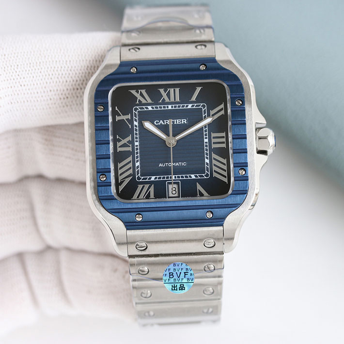 最高級カルティエスーパーコピー Cartier 39.8MM メンズ サントス ドゥ カルティエ ウォッチ WSSA0096 カルティエ 時計 人気 - 画像 (5)