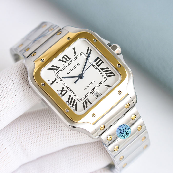 最高級カルティエスーパーコピー Cartier サントス ドゥ カルティエ LM ブラック メンズ 腕時計 WSSA0039 カルティエ 時計 新作 - 画像 (6)