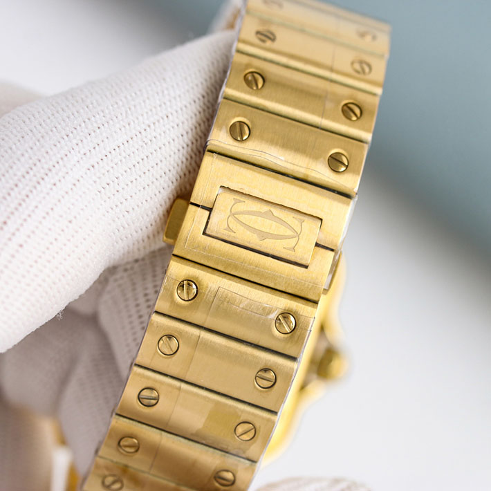 最高級カルティエスーパーコピー Cartier サントス ドゥカルティエ ウォッチ LM シルバー文字盤 腕時計 WGSA0018 カルティエ 時計 メンズ - 画像 (3)