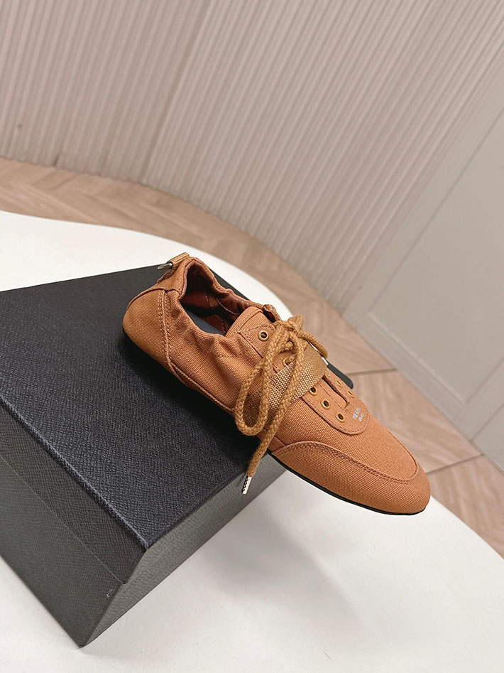 最高級プラダスーパーコピー PRADA Collapse canvas sneakers with buckled strap 2629767 プラダ バレエシューズ - 画像 (2)