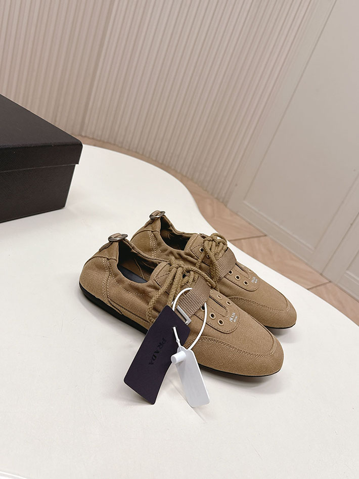 最高級プラダスーパーコピー PRADA Collapse canvas sneakers with buckled strap 2629768 プラダ フラットシューズ - 画像 (9)