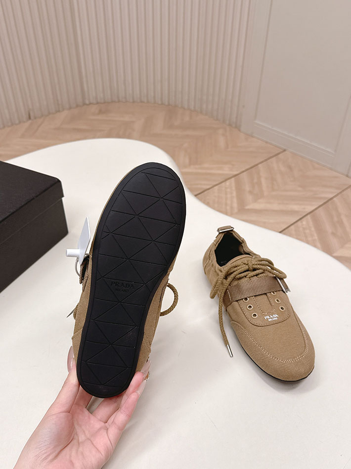 最高級プラダスーパーコピー PRADA Collapse canvas sneakers with buckled strap 2629768 プラダ フラットシューズ - 画像 (8)