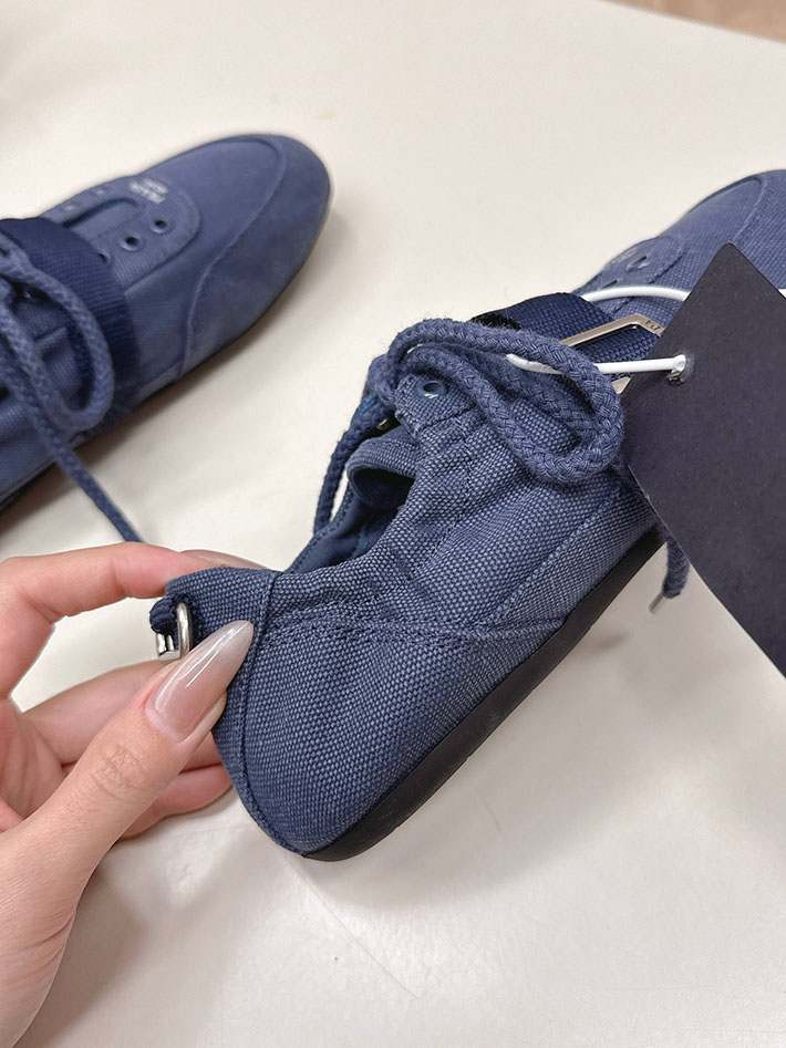 最高級プラダスーパーコピー PRADA Collapse canvas sneakers with buckled strap 2629769 プラダ バレエ シューズ アウトレット - 画像 (7)