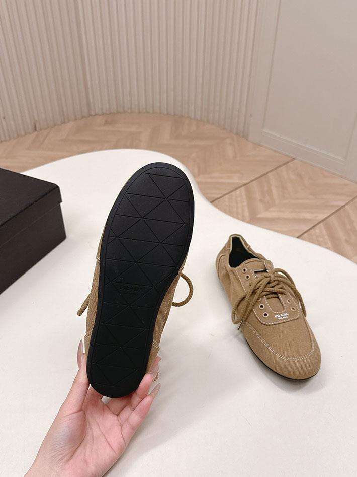 最高級プラダスーパーコピー PRADA Collapse canvas sneakers with buckled strap 2629770 プラダ ローヒール パンプス - 画像 (7)