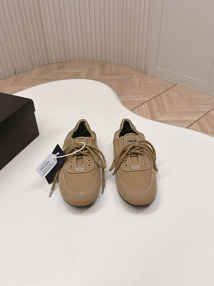 最高級プラダスーパーコピー PRADA Collapse canvas sneakers with buckled strap 2629770 プラダ ローヒール パンプス - 画像 (4)