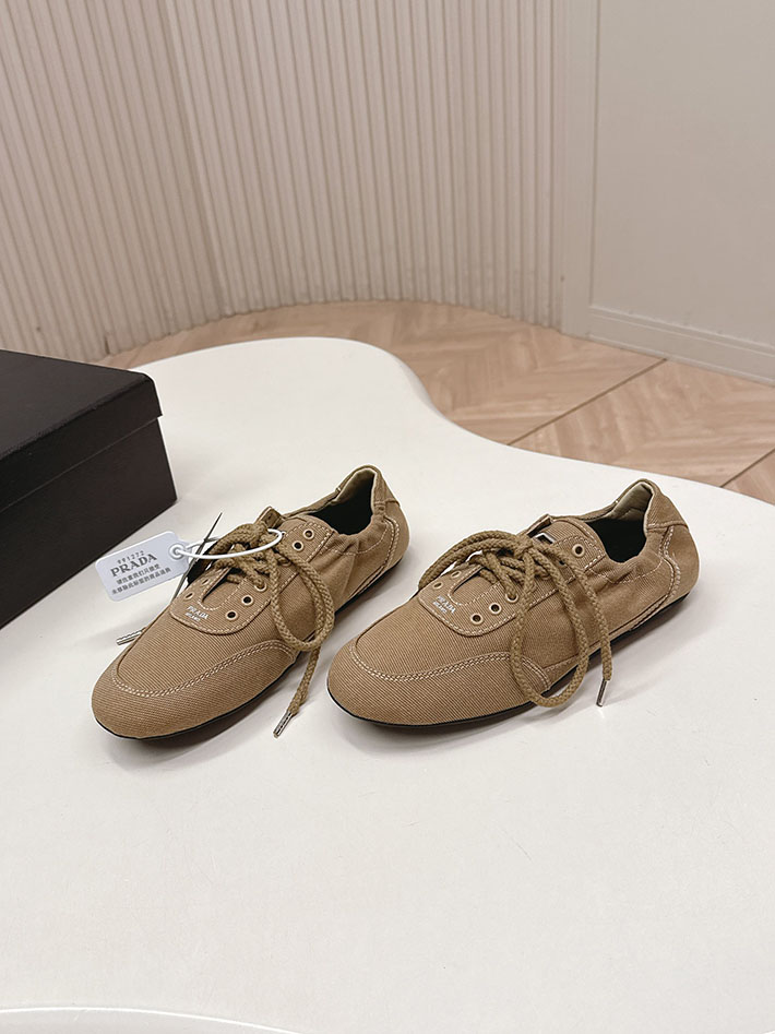 最高級プラダスーパーコピー PRADA Collapse canvas sneakers with buckled strap 2629770 プラダ ローヒール パンプス - 画像 (3)