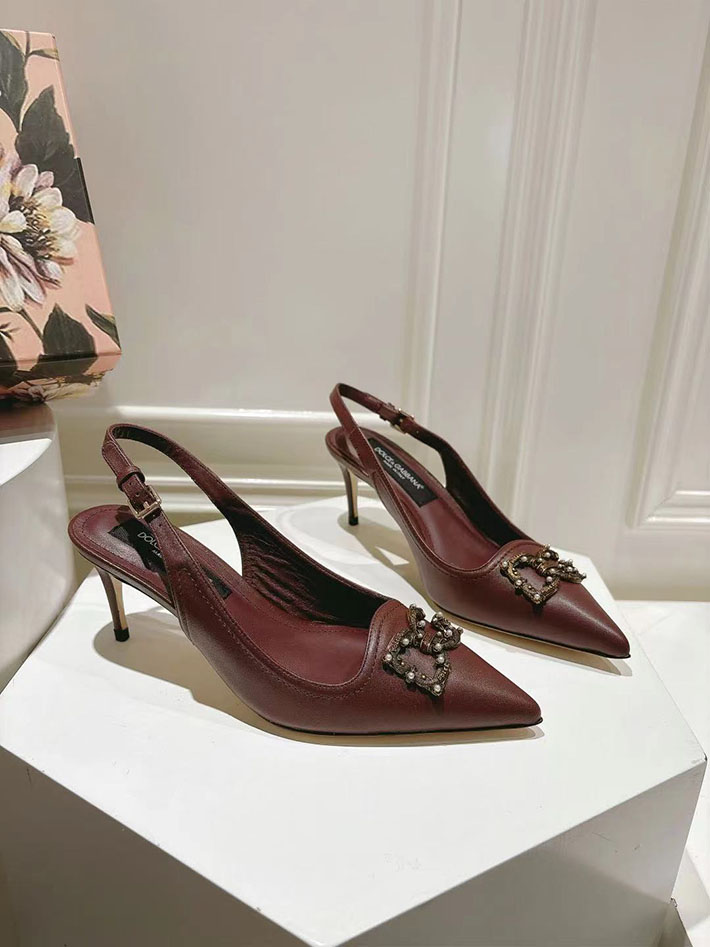 最高級D&Gスーパーコピー ドルチェ&ガッバーナ ヒール6.5cm DG スリングバック パンプス 2026年春夏 新作 2629804 ドルガバ 靴 レディース - 画像 (8)