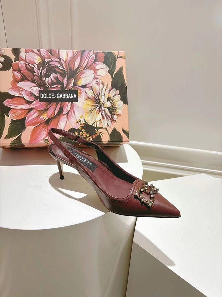 最高級D&Gスーパーコピー ドルチェ&ガッバーナ ヒール6.5cm DG スリングバック パンプス 2026年春夏 新作 2629804 ドルガバ 靴 レディース - 画像 (6)