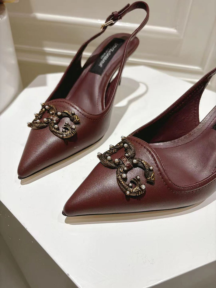 最高級D&Gスーパーコピー ドルチェ&ガッバーナ ヒール6.5cm DG スリングバック パンプス 2026年春夏 新作 2629804 ドルガバ 靴 レディース - 画像 (5)