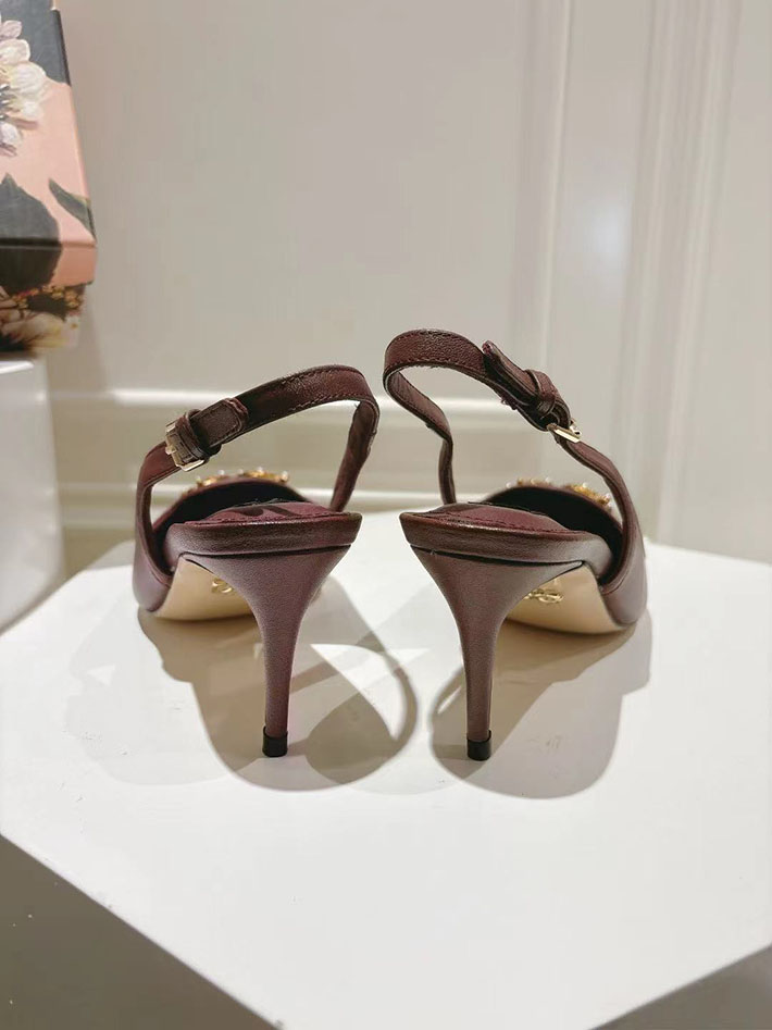 最高級D&Gスーパーコピー ドルチェ&ガッバーナ ヒール6.5cm DG スリングバック パンプス 2026年春夏 新作 2629804 ドルガバ 靴 レディース - 画像 (4)