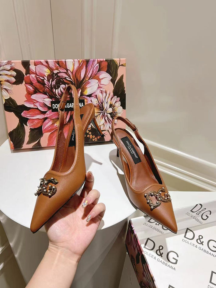 最高級D&Gスーパーコピー ドルチェ&ガッバーナ ヒール6.5cm DG スリングバック パンプス 2026年春夏 新作 2629805 ドルガバ パンプス - 画像 (7)
