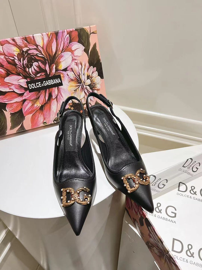 最高級D&Gスーパーコピー ドルチェ&ガッバーナ ヒール6.5cm DG スリングバック パンプス 2026年春夏 新作 2629806 ドルチェ&ガッバーナ パンプス - 画像 (8)