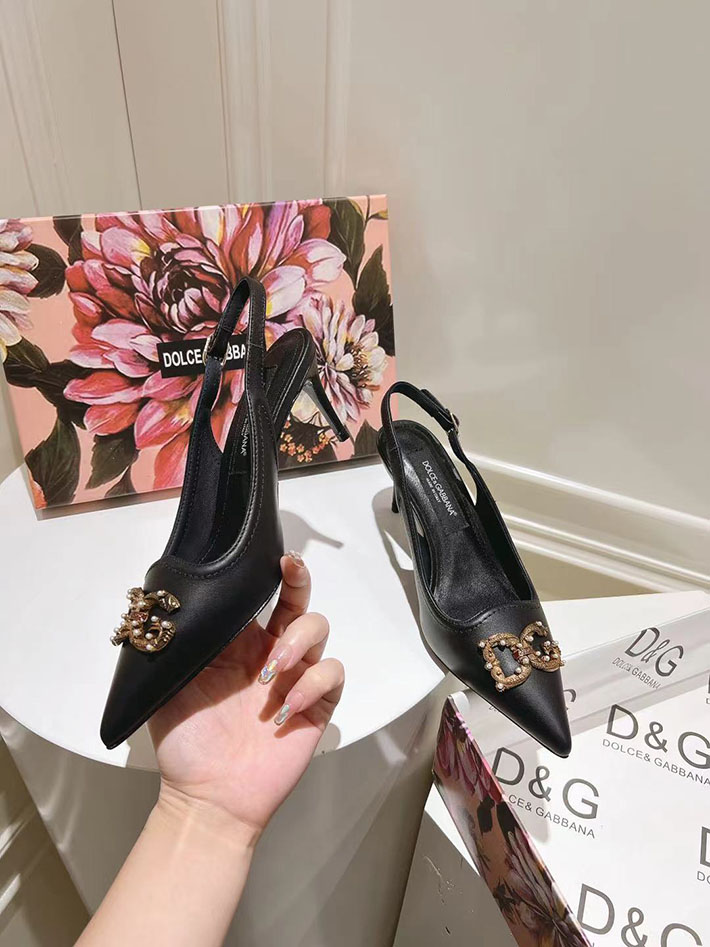 最高級D&Gスーパーコピー ドルチェ&ガッバーナ ヒール6.5cm DG スリングバック パンプス 2026年春夏 新作 2629806 ドルチェ&ガッバーナ パンプス - 画像 (7)