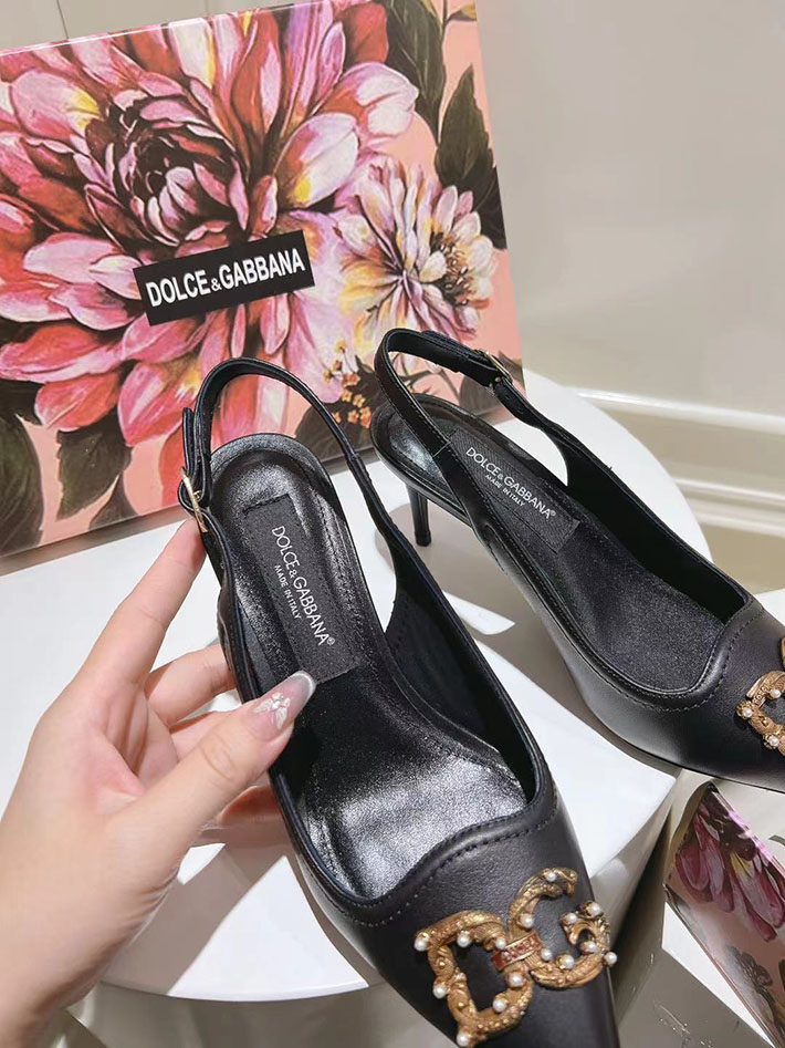 最高級D&Gスーパーコピー ドルチェ&ガッバーナ ヒール6.5cm DG スリングバック パンプス 2026年春夏 新作 2629806 ドルチェ&ガッバーナ パンプス - 画像 (6)