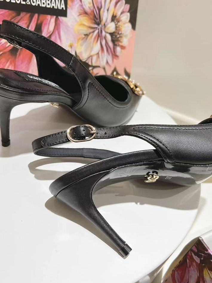 最高級D&Gスーパーコピー ドルチェ&ガッバーナ ヒール6.5cm DG スリングバック パンプス 2026年春夏 新作 2629806 ドルチェ&ガッバーナ パンプス - 画像 (5)
