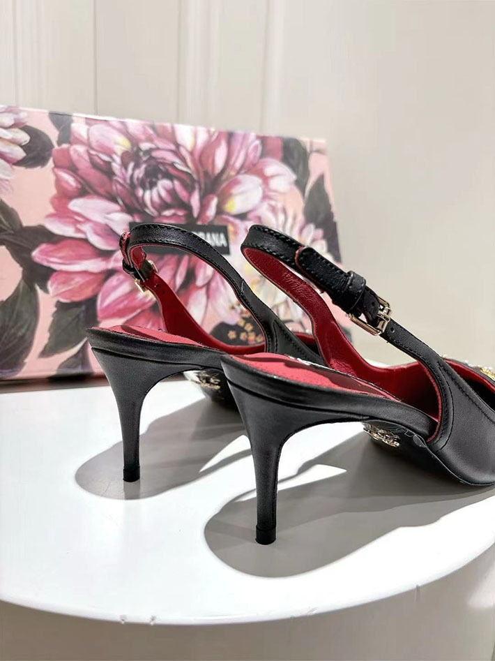 最高級D&Gスーパーコピー ドルチェ&ガッバーナ ヒール6.5cm DG スリングバック パンプス 2026年春夏 新作 2629809 ドルチェの靴店舗 - 画像 (4)