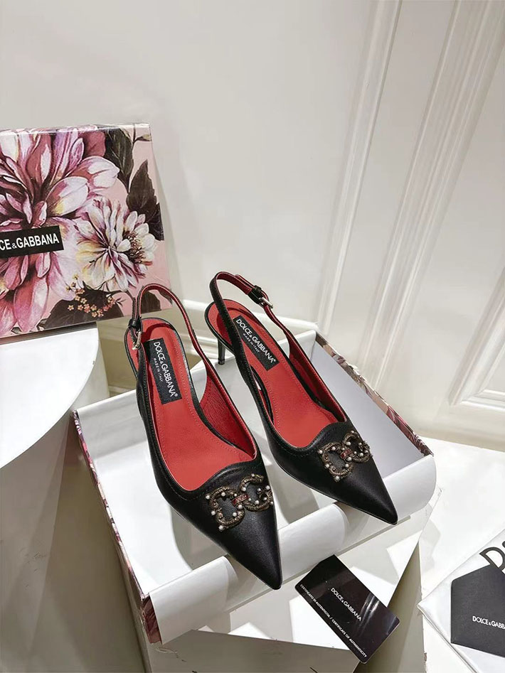 最高級D&Gスーパーコピー ドルチェ&ガッバーナ ヒール6.5cm DG スリングバック パンプス 2026年春夏 新作 2629809 ドルチェの靴店舗 - 画像 (3)
