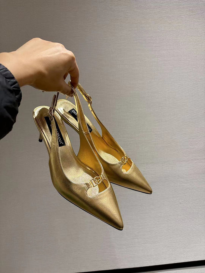 最高級D&Gスーパーコピー ドルチェ&ガッバーナ ヒール6.5cm DG スリングバック パンプス 2026年春夏 新作 2629810 ドルチェ ガッバーナ 靴 レディース - 画像 (9)
