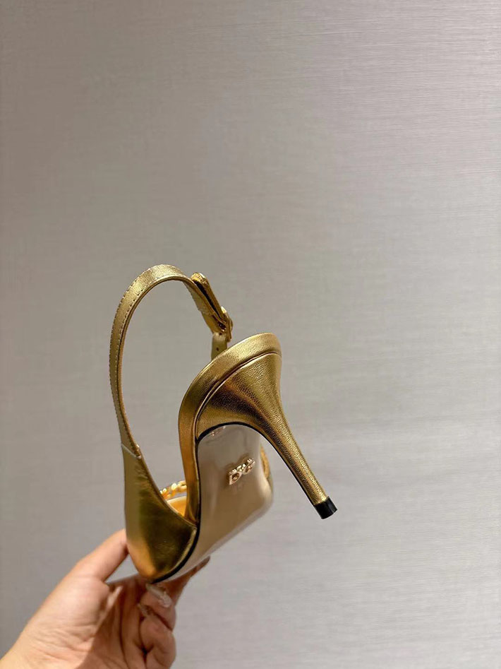 最高級D&Gスーパーコピー ドルチェ&ガッバーナ ヒール6.5cm DG スリングバック パンプス 2026年春夏 新作 2629810 ドルチェ ガッバーナ 靴 レディース - 画像 (3)