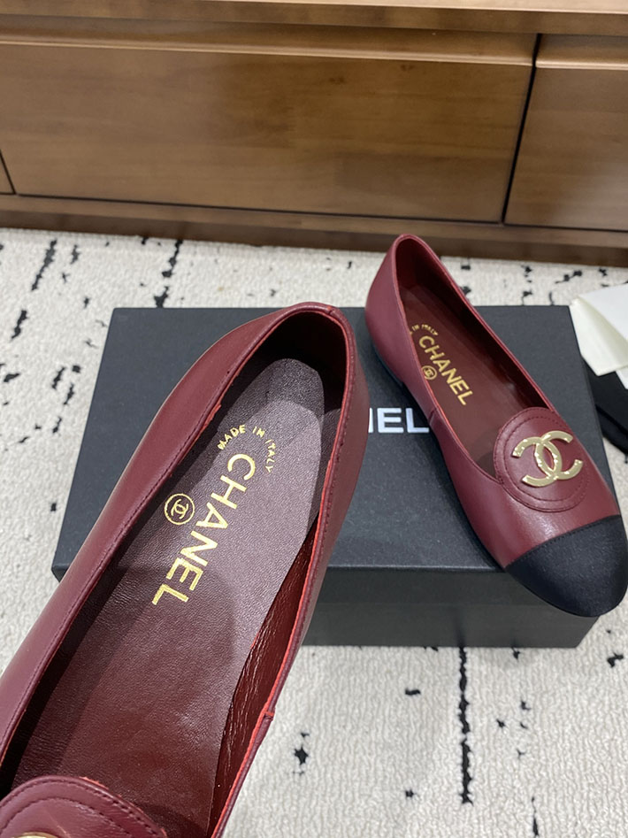 最高級シャネルスーパーコピー CHANEL 2026年春夏 新作 ローファー CCロゴ カーフスキン グログラン 2629815 シャネル ローファー 公式 - 画像 (4)