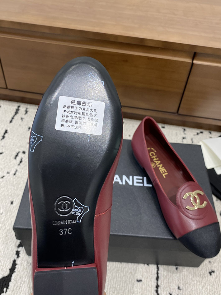 最高級シャネルスーパーコピー CHANEL 2026年春夏 新作 ローファー CCロゴ カーフスキン グログラン 2629815 シャネル ローファー 公式 - 画像 (3)