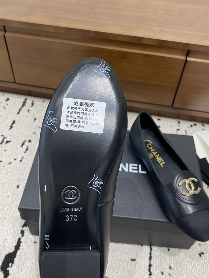 最高級シャネルスーパーコピー CHANEL 2026年春夏 新作 ローファー CCロゴ カーフスキン グログラン 2629818 シャネル 靴 レディース - 画像 (3)