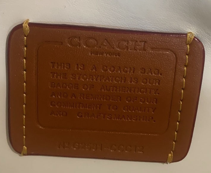 最高級コーチスーパーコピー COACH タビー トップ ハンドル バッグ・キルティング チョーク CCC12 B4/HA レディース コーチ バッグ - 画像 (2)