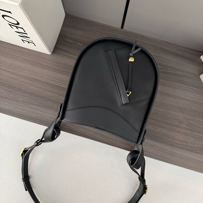 最高級ロエベスーパーコピー LOEWE HAMMOCK SLICE BAG クロスボディバッグ ブラック a538hhsx01 1100 ロエベ バッグ アウトレット - 画像 (4)